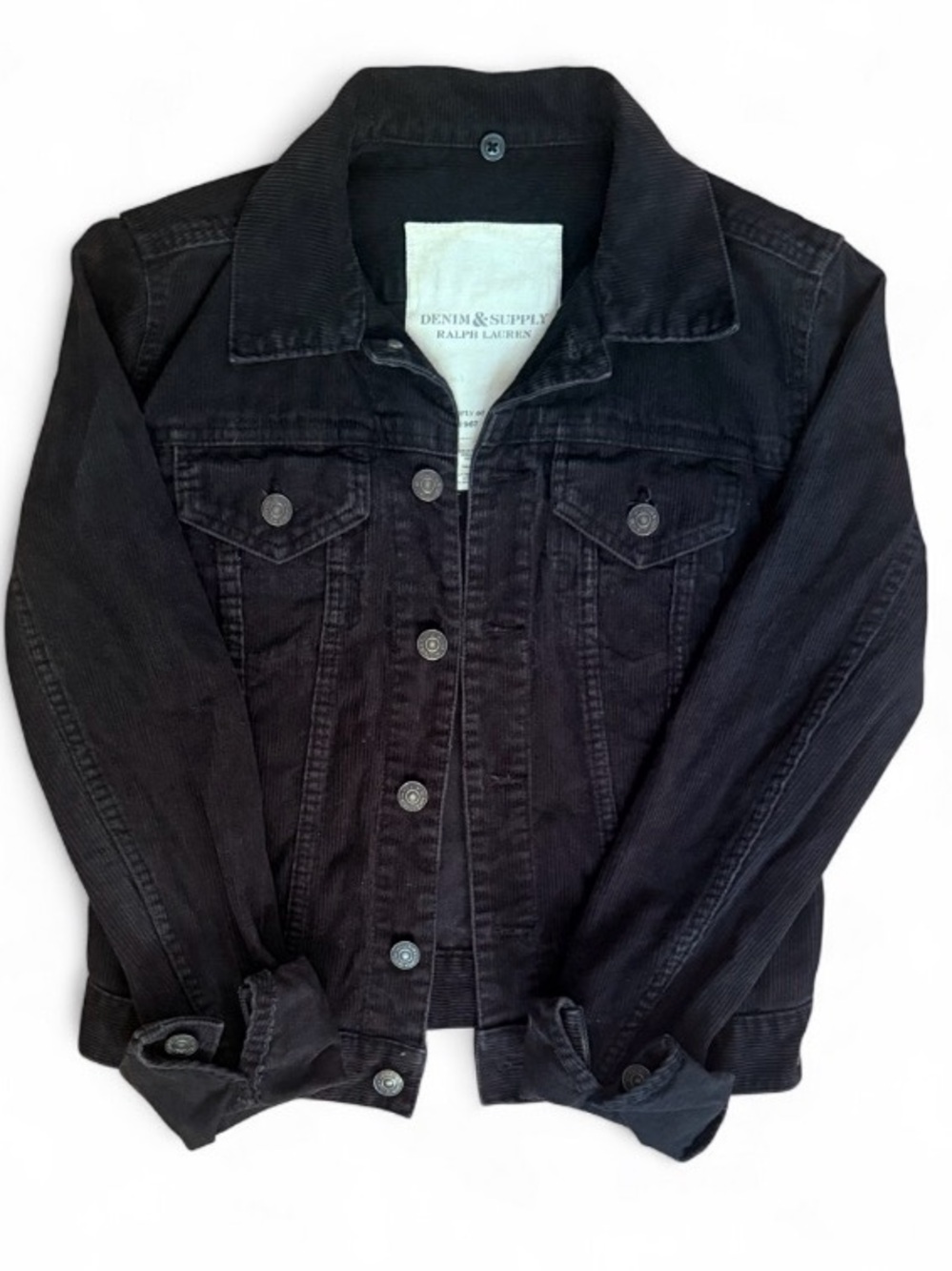 Denim & Supply Ralph Lauren Black Corduroy Jacket